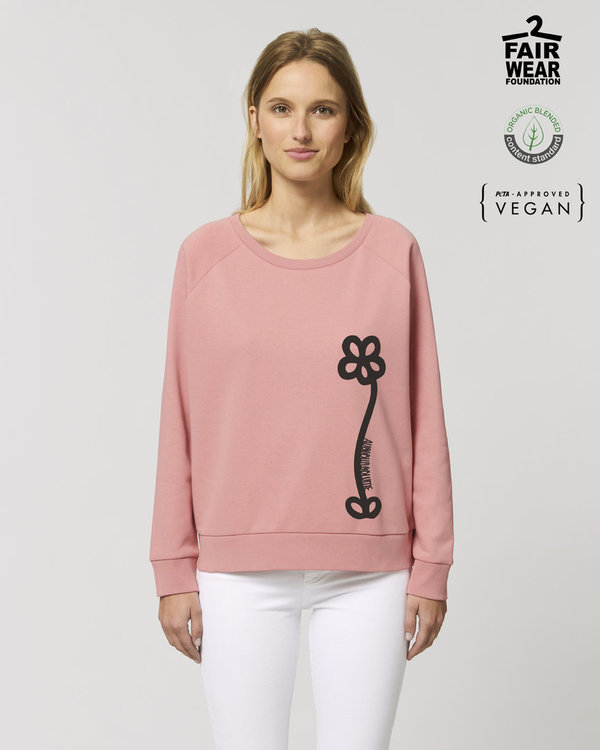 Augsburgblume Sweatshirt für Frauen, rosa