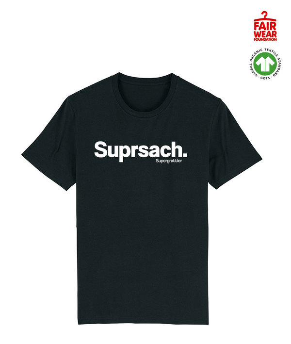 "Suprsach." T-Shirt Unisex, schwarz